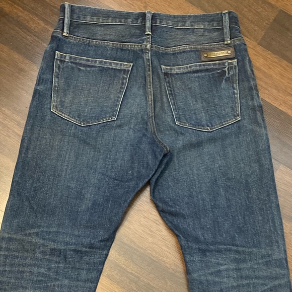 Burberry Brit Unisex Iconic 💯 Cotton Straight Leg Boot Cut Jean Size 29 R - Picture 12 of 16